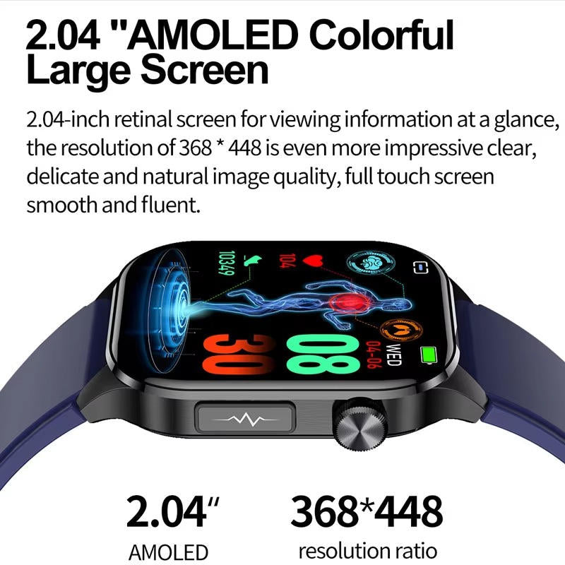 Smartwatch für Senioren Blutdruckzuckergesundheitsmanagement 2