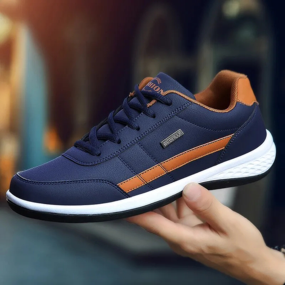 Sneakers Herren - Leder und orthopädisch - Renzo 6