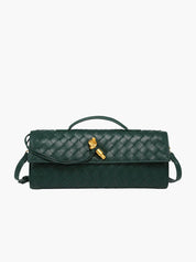 Kyrie | Stilvolle Geflochtene Damen Handtasche mit Einzigartigem Verschluss
