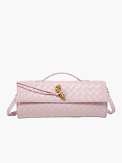 Kyrie | Stilvolle Geflochtene Damen Handtasche mit Einzigartigem Verschluss