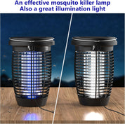Solar-Insektenvernichter, 2-in-1-Mückenvernichterlampe – 4500 V, Fliegenfalle für drinnen und draußen 5