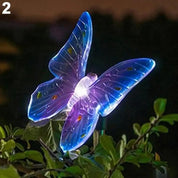 Solar Gartenlampe mit Buntkolibri, Schmetterling und Libelle – Wetterfestes, Umweltfreundliches Design für Charmante Außenbeleuchtung 4