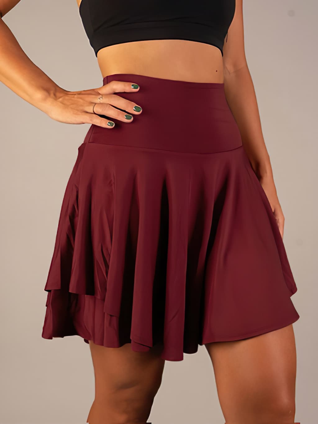 Sportlicher & Funktionaler Damen Tennisrock mit Shorts und Taschen – Maja 10