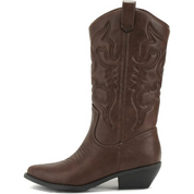 Stilvolle Western-Cowboystiefel mit spitzer Spitze - Gracia 11