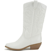 Stilvolle Western-Cowboystiefel mit spitzer Spitze - Gracia 3