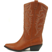 Stilvolle Western-Cowboystiefel mit spitzer Spitze - Gracia 4