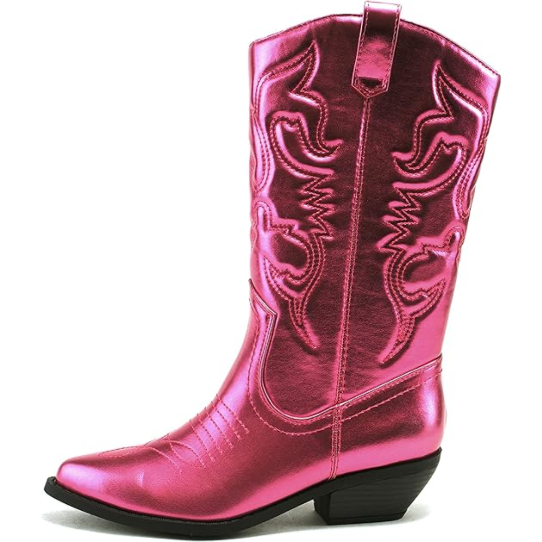 Stilvolle Western-Cowboystiefel mit spitzer Spitze - Gracia 5