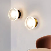 Stilvolle runde Wandleuchte mit LED - Schwarz, 15W Modernes Design für Wohnzimmer und Schlafzimmer 4