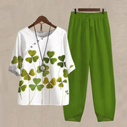 Laila | Zeitgemäßes Top und Hose Set - Müheloser Stil & Passform