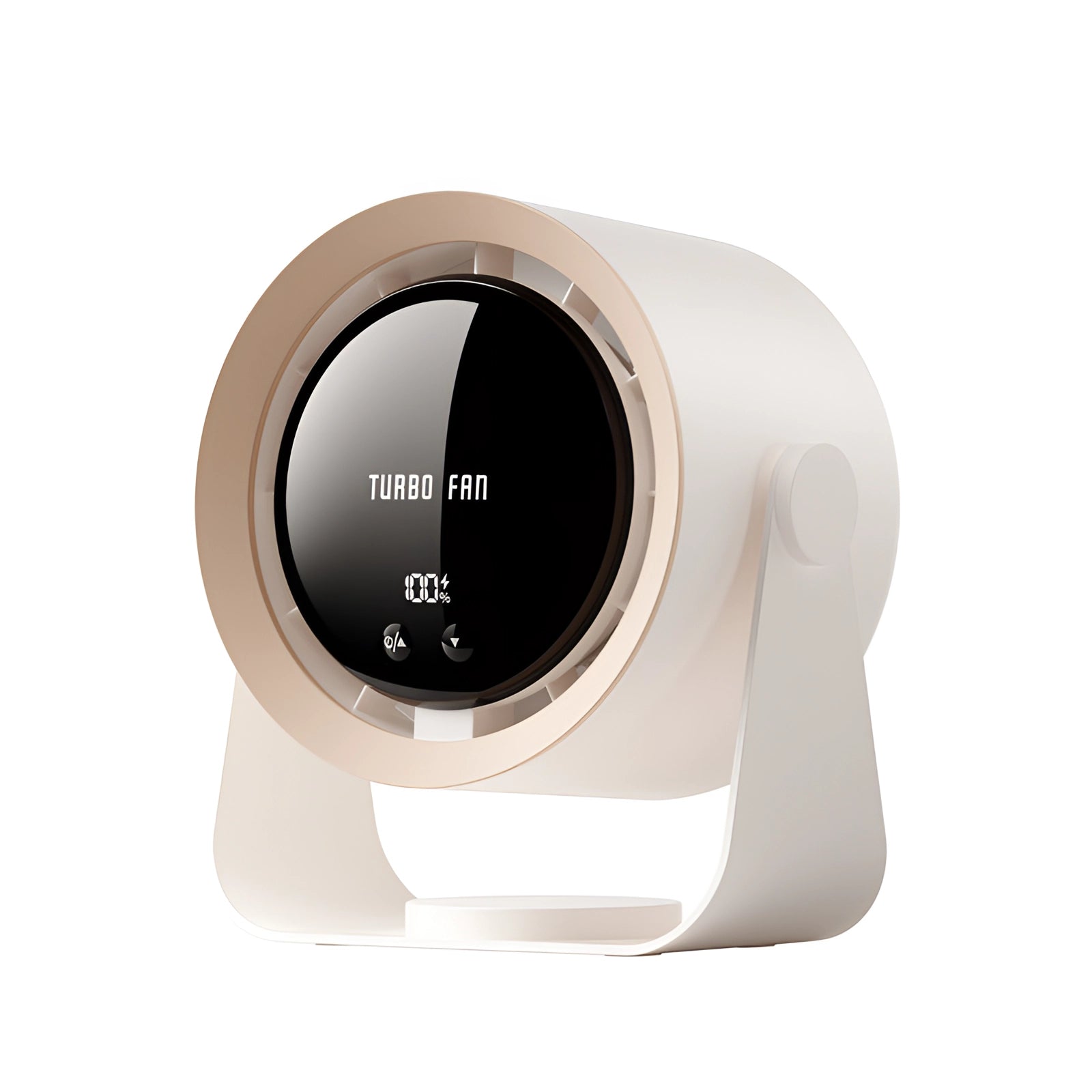Bladeless Turbo -Lüfter mit LED -Display - kompakte, ruhige Kühllösung für Schlafzimmer und Wohnzimmer-1