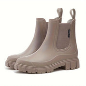 Trendige wasserdichte Regenstiefel 0