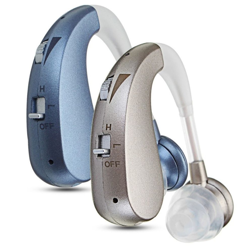 USB -wiederaufladbare Bluetooth -Hörgerät -Kopfhörer für Senioren 0