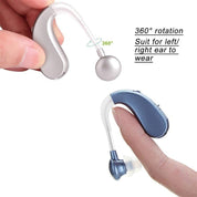 USB -wiederaufladbare Bluetooth -Hörgerät -Kopfhörer für Senioren 2