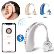 USB -wiederaufladbare Bluetooth -Hörgerät -Kopfhörer für Senioren 6