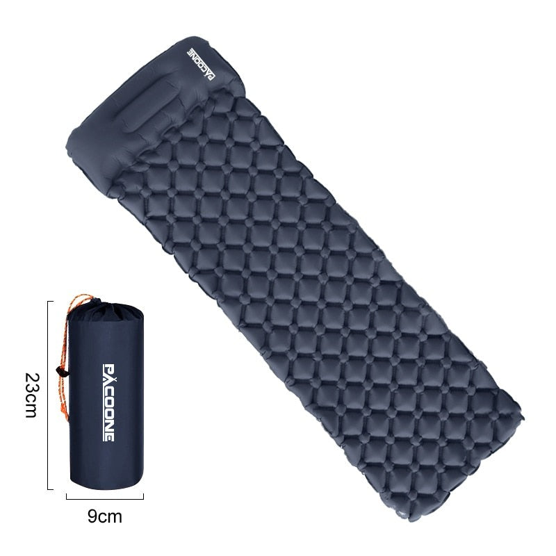 Ultraleichte Wasserdichte Isomatte mit Integrierter Pumpe – AirRest 8