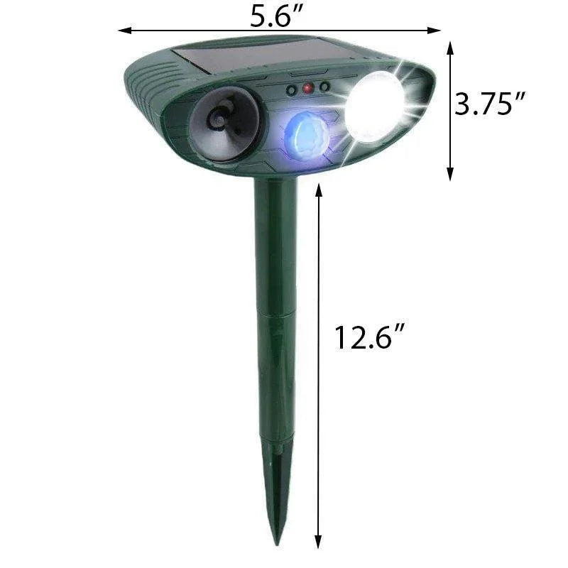Ultrasonic Chipmunk Repeller - Solar angetrieben - werden in 48 Stunden Chipmunks los 6