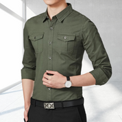 Ron | Eleganter Casual Langarmhemd für Herren