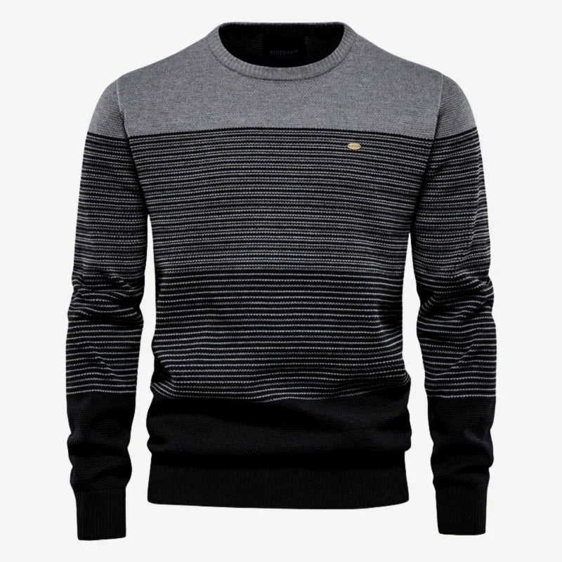 BEN | Klassischer Gestreifter Pullover für Herren