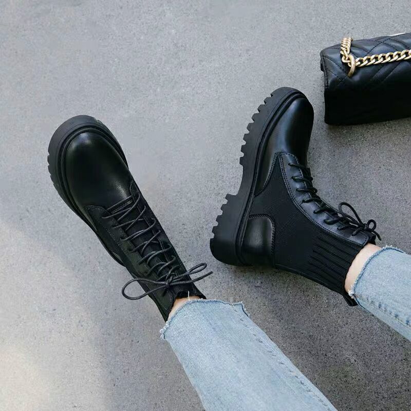 VictoriaBoots I Damen Strickstiefel 0