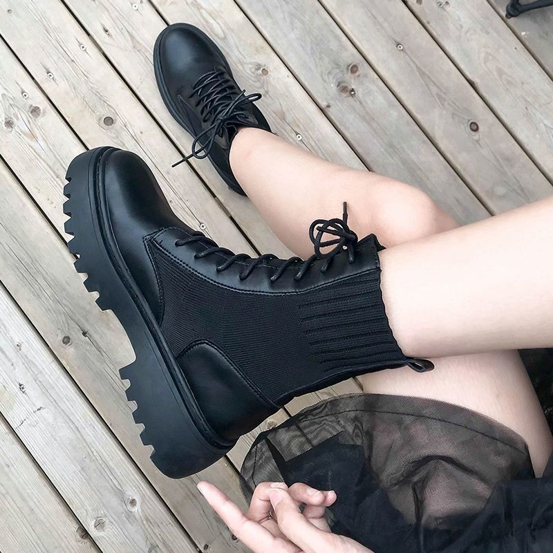 VictoriaBoots I Damen Strickstiefel 1