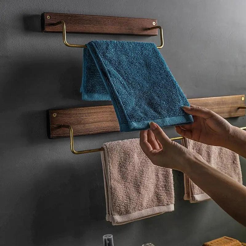  Handtuchregal Holz - umweltfreundliches Design, einfache Installation-4