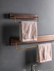  Handtuchregal Holz - umweltfreundliches Design, einfache Installation-6