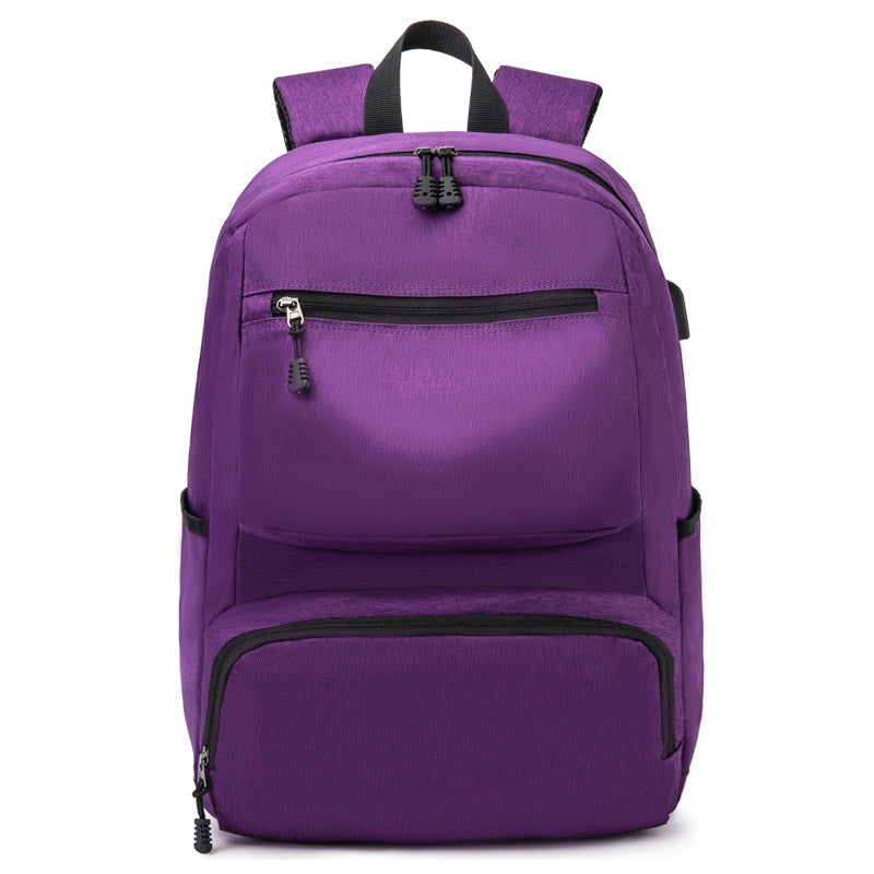 Wasserdichter Rucksack für Herren, Business-Rucksack mit USB-Ladefunktion, großer 15,6-Zoll-Laptop-Computer-Rucksack, Herren-Schulrucksack 3