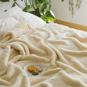 Weiche Minimalistische Strickdecke für Komfort und Stil 2