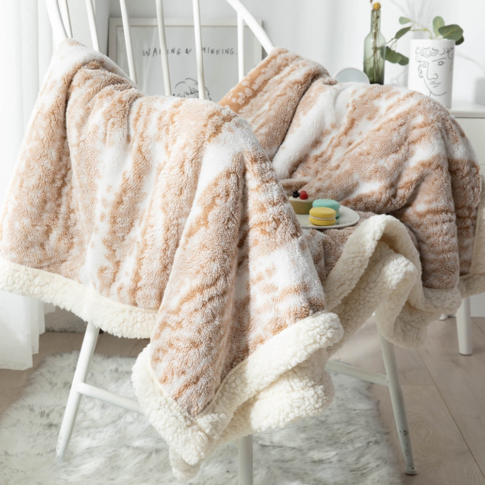 Weiche Velvet Sherpa Decke für Komfort und Wärme 1
