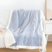 Weiche Waffel Sherpa Decke für ultimativen Komfort und Wärme 10