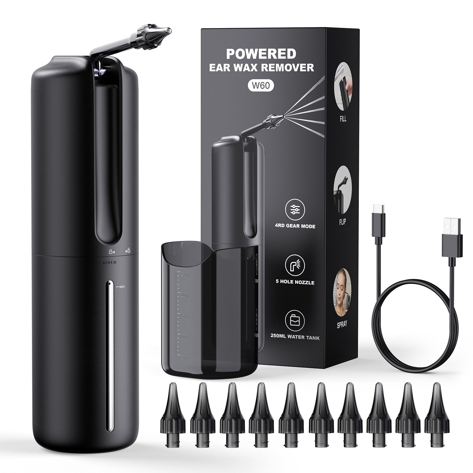 Wush Pro Ohrreiniger - Effektive Ohrreinigungslösung für sauberere, gesündere Ohren