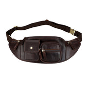 Max | Luxuriöse Leder Reisetasche Crossbody Gürteltasche