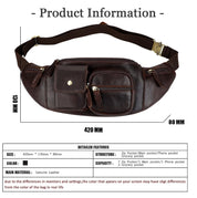 Max | Luxuriöse Leder Reisetasche Crossbody Gürteltasche