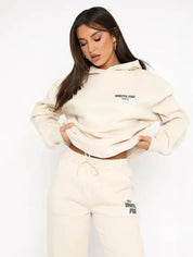 Ella | Stilvolles und Bequemes Hoodie und Jogger Set
