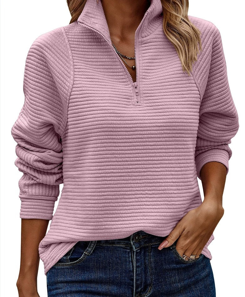 LEAH | Trendy V-Ausschnitt Pullover
