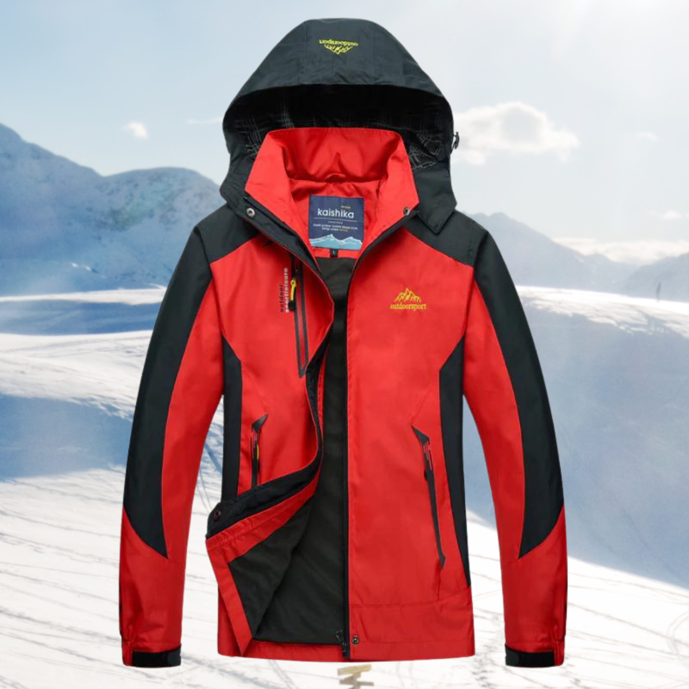 Wind- und wasserdichte Outdoorjacke für Damen 4