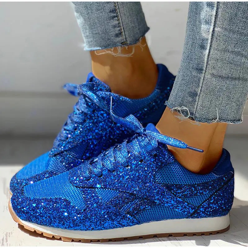 Kinsley | Modische Funkelnde Glitzersneaker