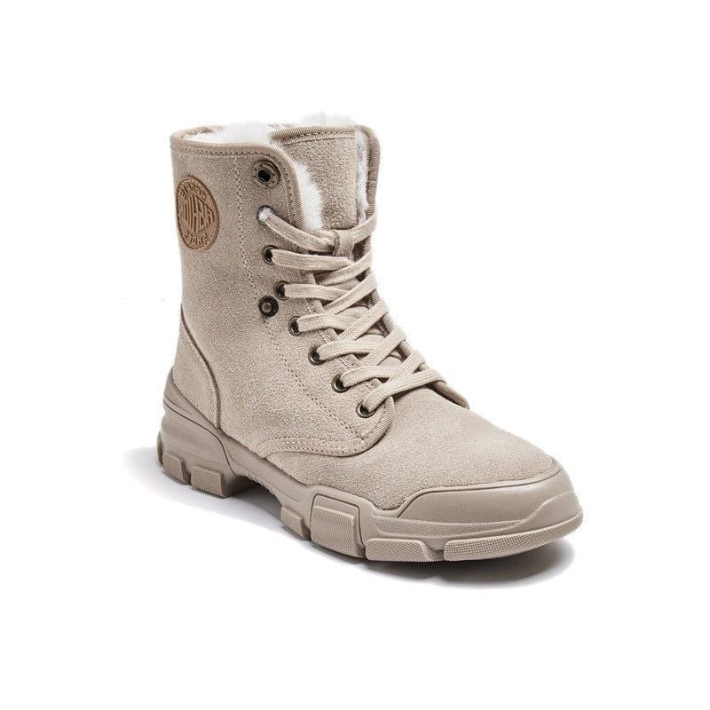 ZoeysBoots I Wildlederstiefel mit Futter für Damen 0