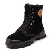 ZoeysBoots I Wildlederstiefel mit Futter für Damen 7