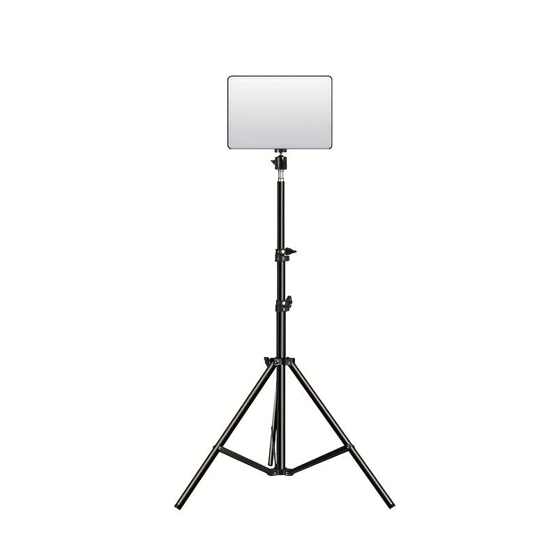 Einstellbarer LED -Lichtständer für Fotografie und Video - 1,1 m Höhe, robustes Aluminiumstativ mit Lampe-5