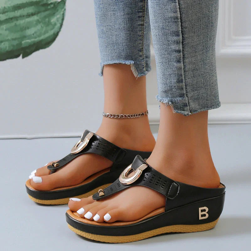 ADELAIDE | Wedge Sandalen