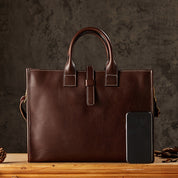 Ethan | Herren Leder Crossbody Reis Laptop Messenger Handtasche