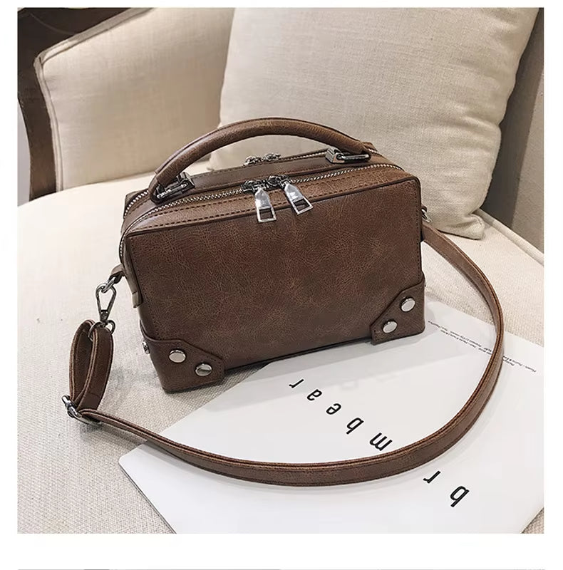 Clara | Vintage Schultertasche