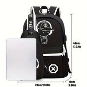 Kurt | Geräumiger Wasserfester Rucksack und Umhängetasche Set für Kinder