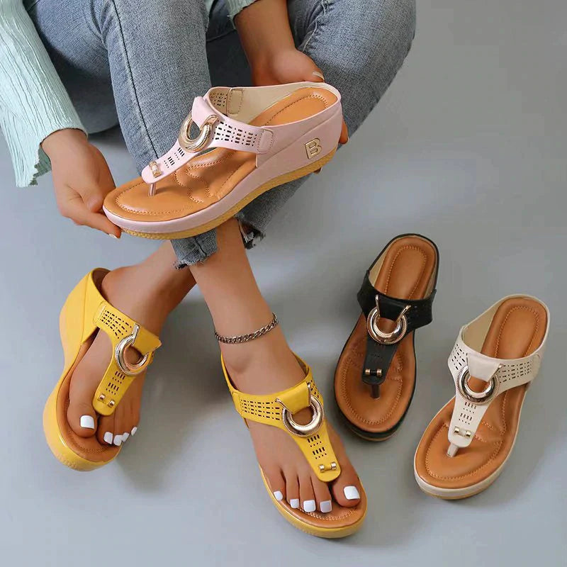 ADELAIDE | Wedge Sandalen