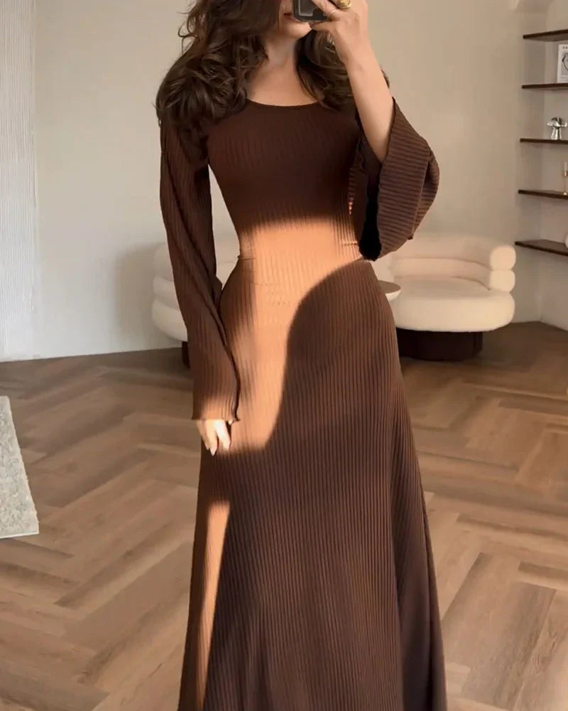 ALLYSON | Elegantes Langarmkleid