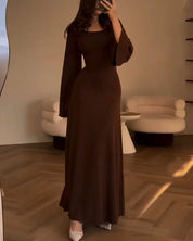 ALLYSON | Elegantes Langarmkleid