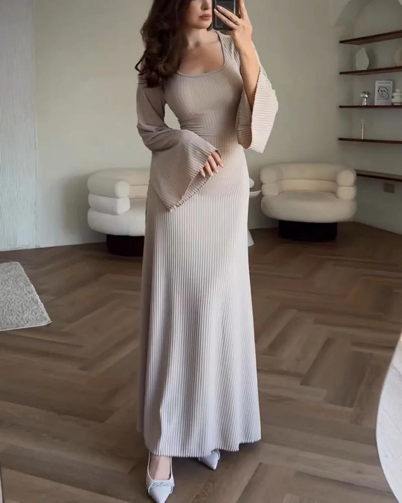 ALLYSON | Elegantes Langarmkleid