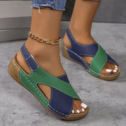 Sunny | Modische Zweifarbige Sandalen - Perfekt für den Sommer
