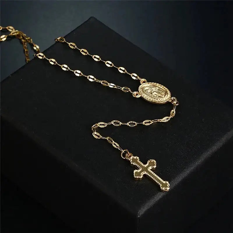 Emma | Elegante Rosenkranz Halskette für Damen